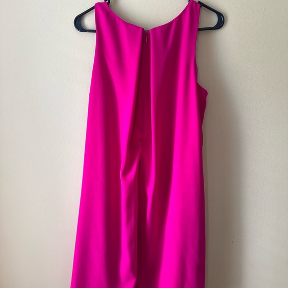 Lauren by Ralph Lauren black label Women's Crepe A-Line Dress (6 ) ( Atlas Pink) - Picture 5 of 6